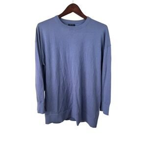 Massimo Dutti Long Sweater‎ Cobalt Blue Size Medium Wool Cashmere
